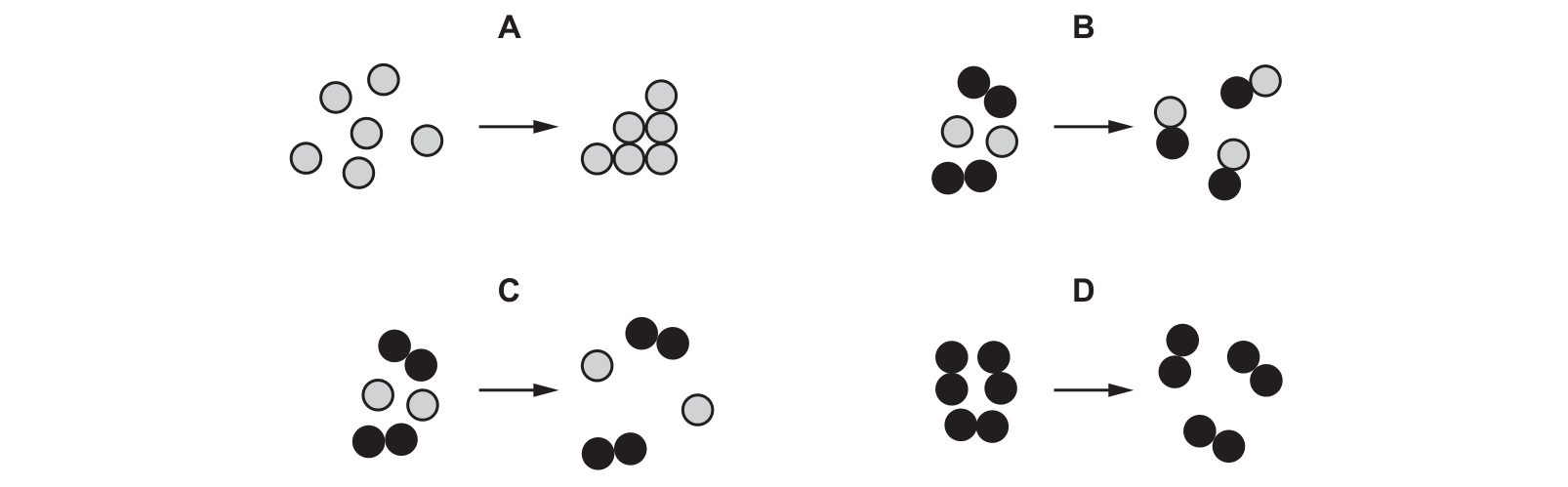 Diagram from the Cambridge Chemistry 0620 Paper 1 May/June 2024 paper, variant 1, question 13.