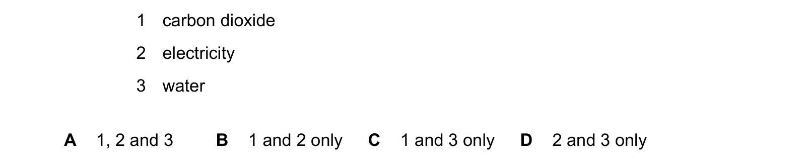 Diagram from the Cambridge Chemistry 0620 Paper 1 May/June 2024 paper, variant 2, question 14.