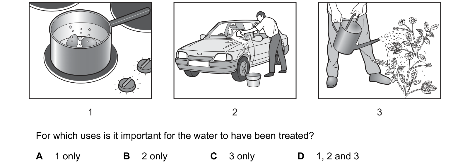 Diagram from the Cambridge Chemistry 0620 Paper 1 October/November 2021 paper, variant 1, question 28.