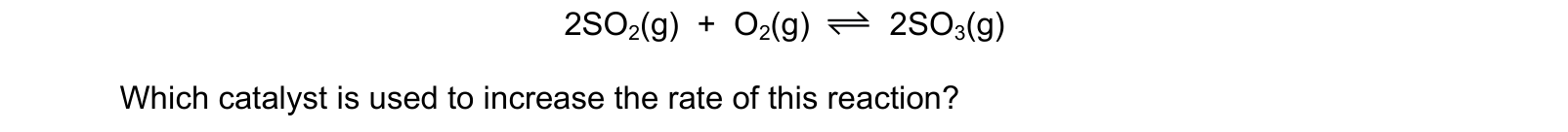 Diagram from the Cambridge Chemistry 0620 Paper 2 October/November 2021 paper, variant 3, question 31.