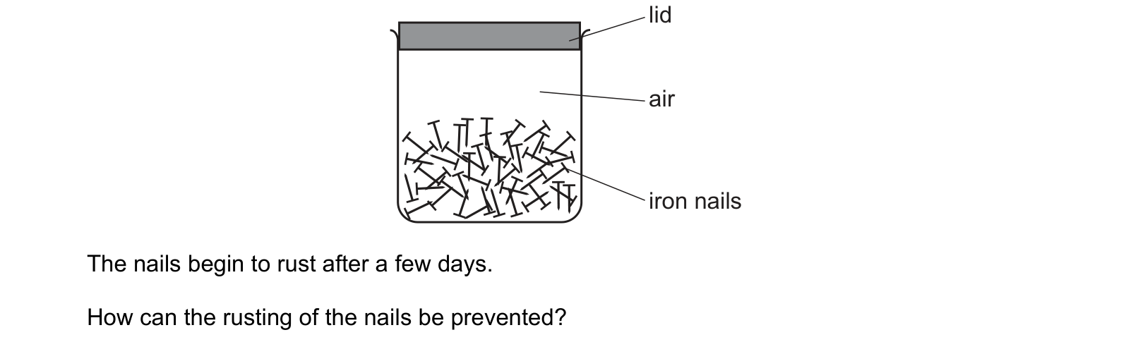 Diagram from the Cambridge Chemistry 0620 Paper 1 October/November 2023 paper, variant 1, question 26.