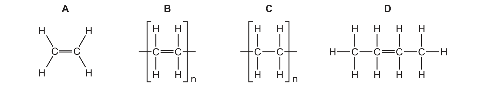 Diagram from the Cambridge Chemistry 0620 Paper 1 October/November 2023 paper, variant 2, question 37.