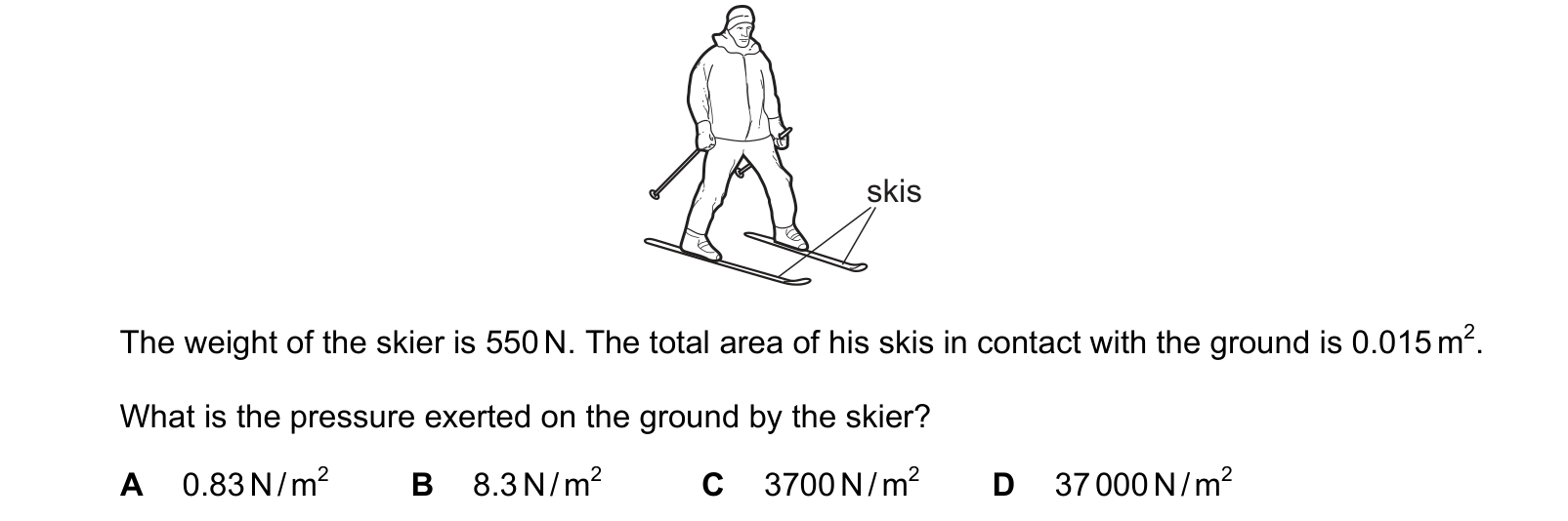 Diagram from the Cambridge Physics 0625 Paper 1 February/March 2020 paper, variant 2, question 13.