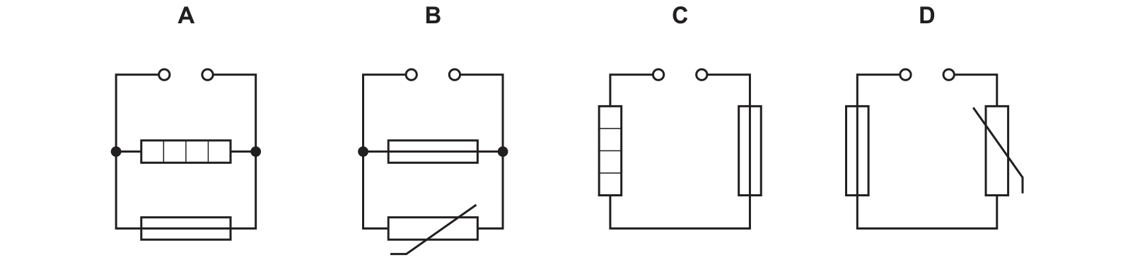 Diagram from the Cambridge Physics 0625 Paper 1 May/June 2019 paper, variant 1, question 32.