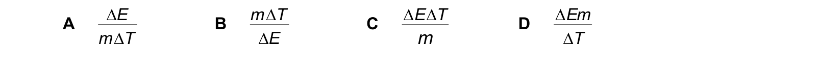 Table from the Cambridge Physics 0625 Paper 2 October/November 2023 paper, variant 2, question 15.