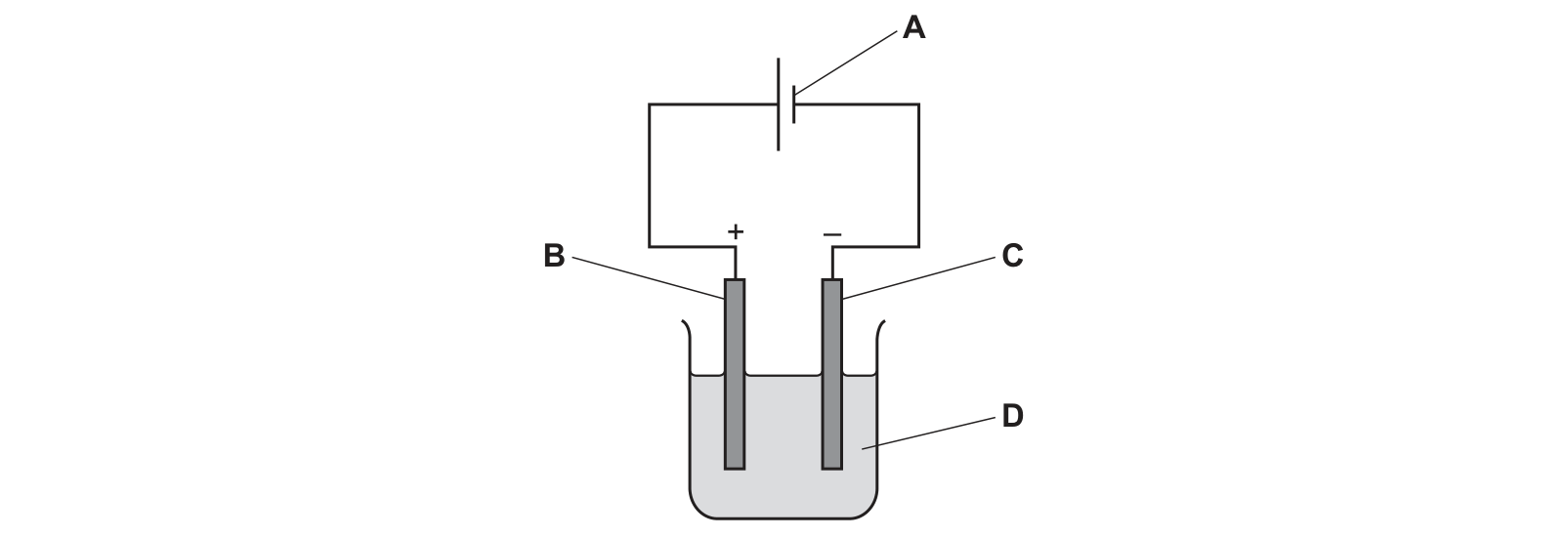 Diagram from the Cambridge Co-ordinated Sciences 0654 Paper 1 May/June 2021 paper, variant 1, question 17.