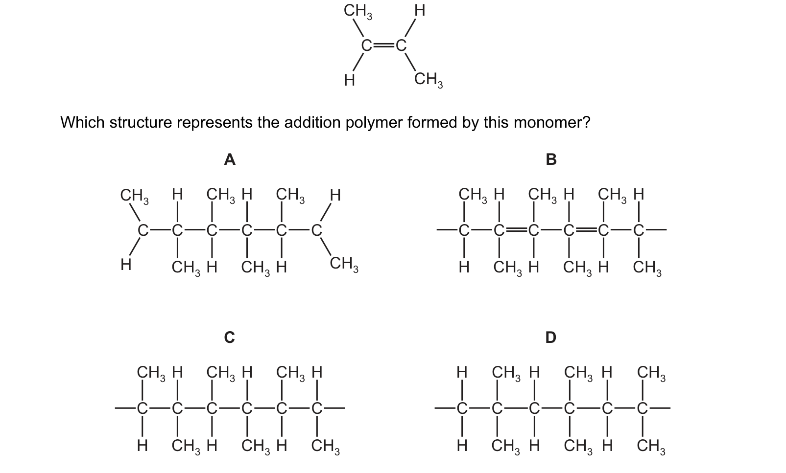 Diagram from the Cambridge Co-ordinated Sciences 0654 Paper 2 May/June 2022 paper, variant 3, question 27.