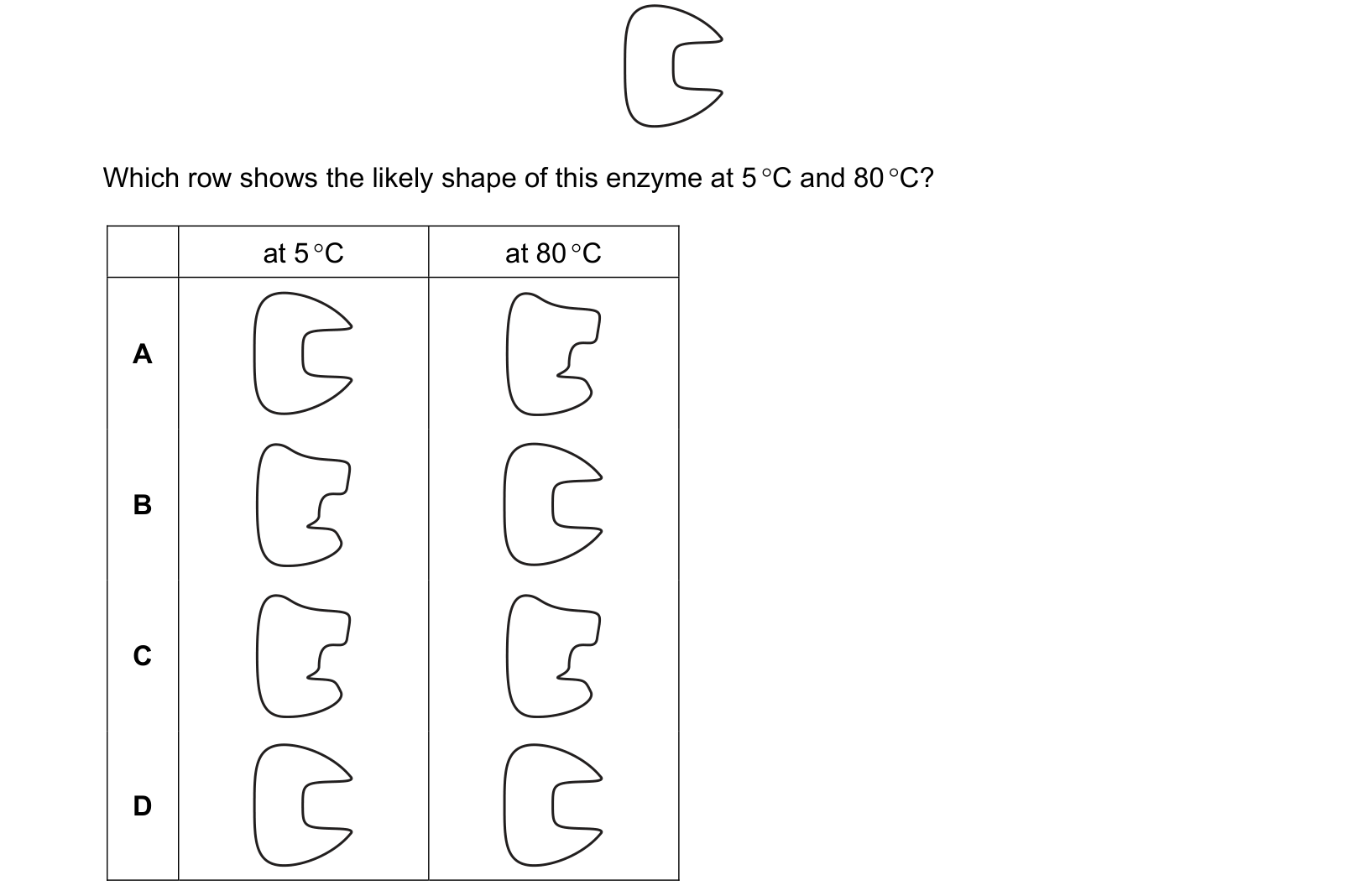 Diagram from the Cambridge Co-ordinated Sciences 0654 Paper 2 May/June 2024 paper, variant 3, question 4.