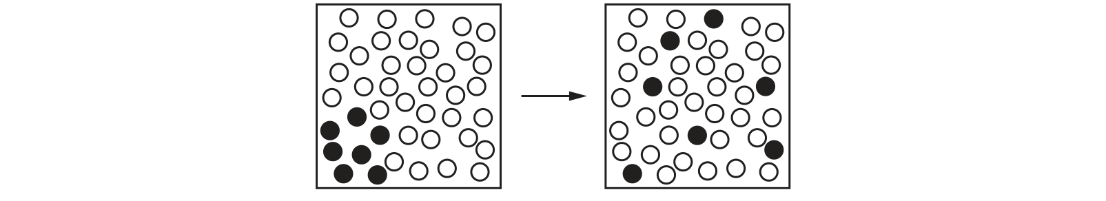 Diagram from the Cambridge Co-ordinated Sciences 0654 Paper 1 October/November 2022 paper, variant 2, question 14.