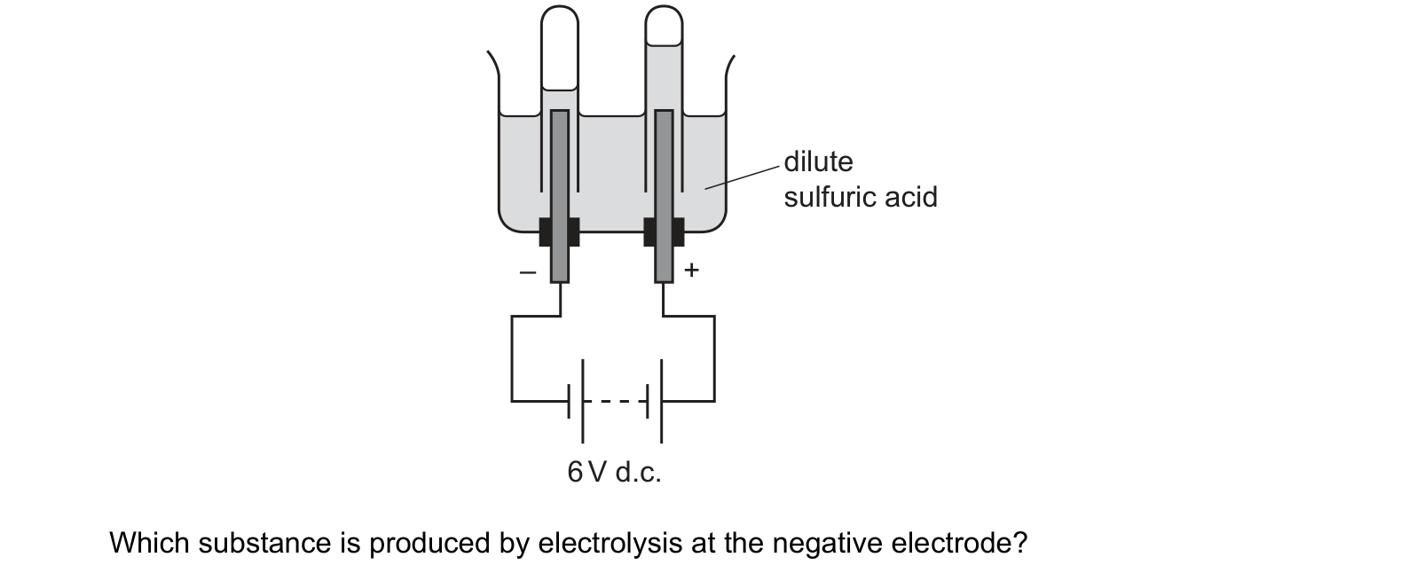 Diagram from the Cambridge Co-ordinated Sciences 0654 Paper 1 October/November 2023 paper, variant 1, question 18.