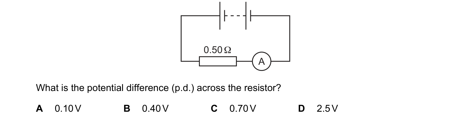 Diagram from the Cambridge Co-ordinated Sciences 0654 Paper 1 October/November 2024 paper, variant 2, question 35.