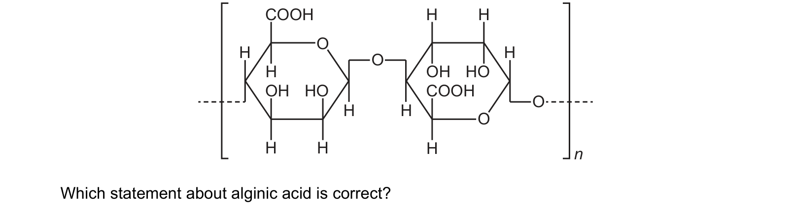 Diagram from the Cambridge Biology 9700 Paper 1 October/November 2022 paper, variant 3, question 9.