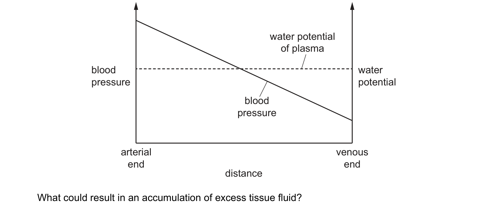 Diagram from the Cambridge Biology 9700 Paper 1 October/November 2023 paper, variant 2, question 31.