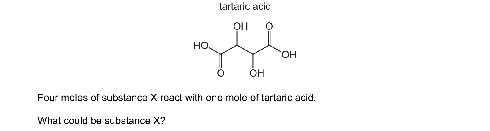 Diagram from the Cambridge Chemistry 9701 Paper 1 February/March 2022 paper, variant 2, question 32.