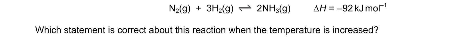 Diagram from the Cambridge Chemistry 9701 Paper 1 May/June 2022 paper, variant 2, question 16.