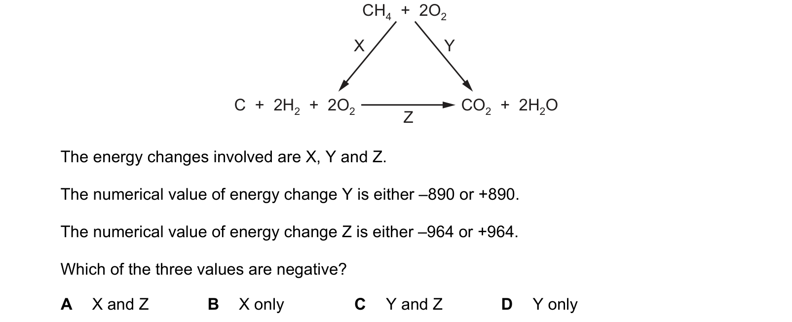 Diagram from the Cambridge Chemistry 9701 Paper 1 May/June 2024 paper, variant 1, question 9.