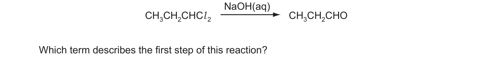 Diagram from the Cambridge Chemistry 9701 Paper 1 October/November 2023 paper, variant 1, question 31.