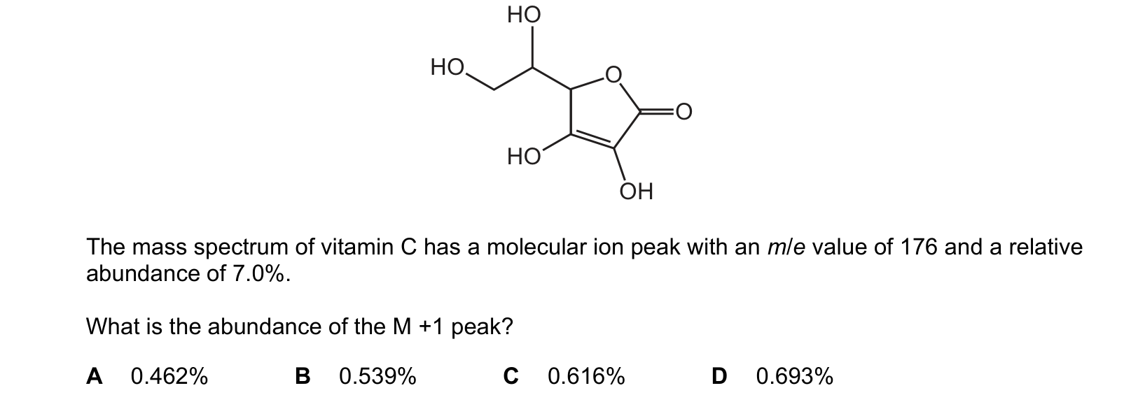 Diagram from the Cambridge Chemistry 9701 Paper 1 October/November 2024 paper, variant 2, question 40.