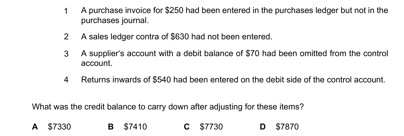 Diagram from the Cambridge Accounting 9706 Paper 1 May/June 2024 paper, variant 3, question 12.