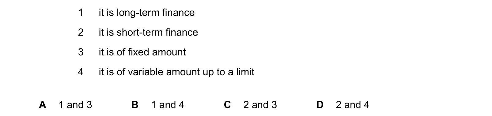 Diagram from the Cambridge Accounting 9706 Paper 1 October/November 2024 paper, variant 1, question 1.
