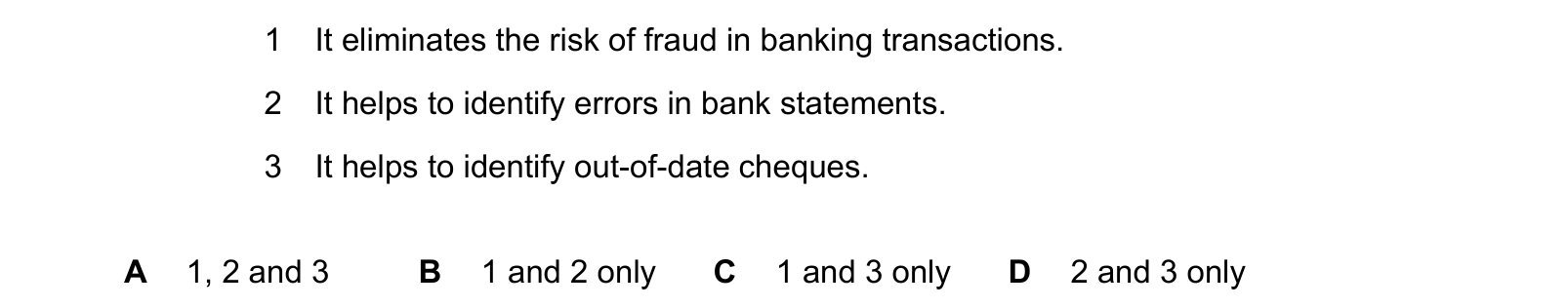 Diagram from the Cambridge Accounting 9706 Paper 1 October/November 2024 paper, variant 2, question 10.