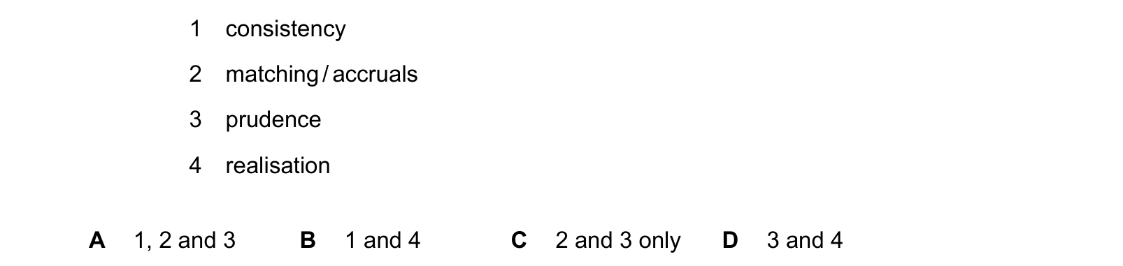 Diagram from the Cambridge Accounting 9706 Paper 1 October/November 2024 paper, variant 3, question 3.